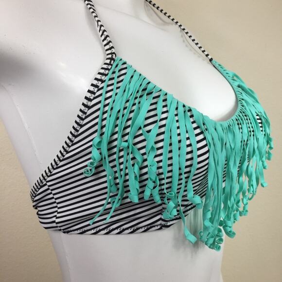 Victoria’s Secret | Striped Fringe Bikini Top - Picture 2 of 4